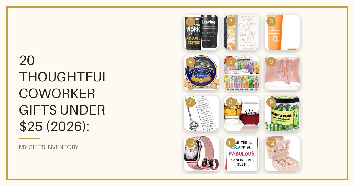 20 Thoughtful Coworker Gifts Under $25 (2026): Small Thank-You Picks They'll Actually Use