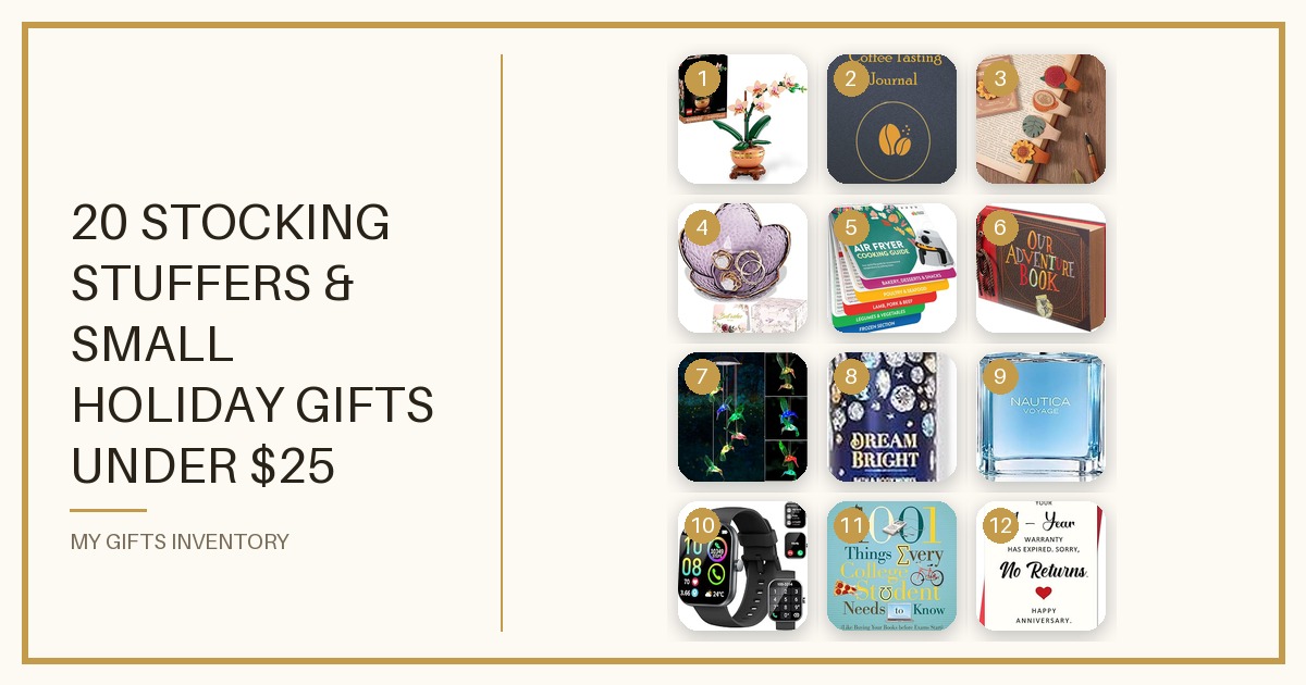 20 Stocking Stuffers & Small Holiday Gifts Under $25 (2026): 25 Picks That Don't Feel Like Filler