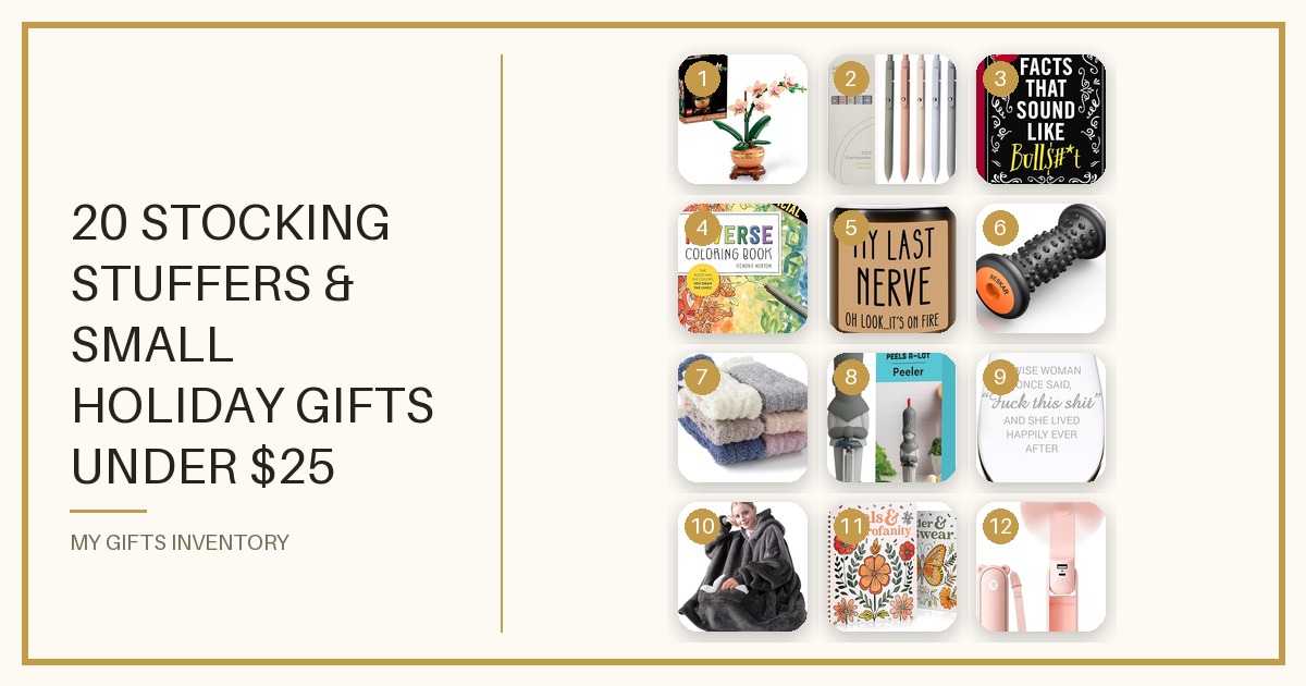 20 Stocking Stuffers & Small Holiday Gifts Under $25 (2026): 47 Thoughtful Little Picks That Don't Feel Like Filler