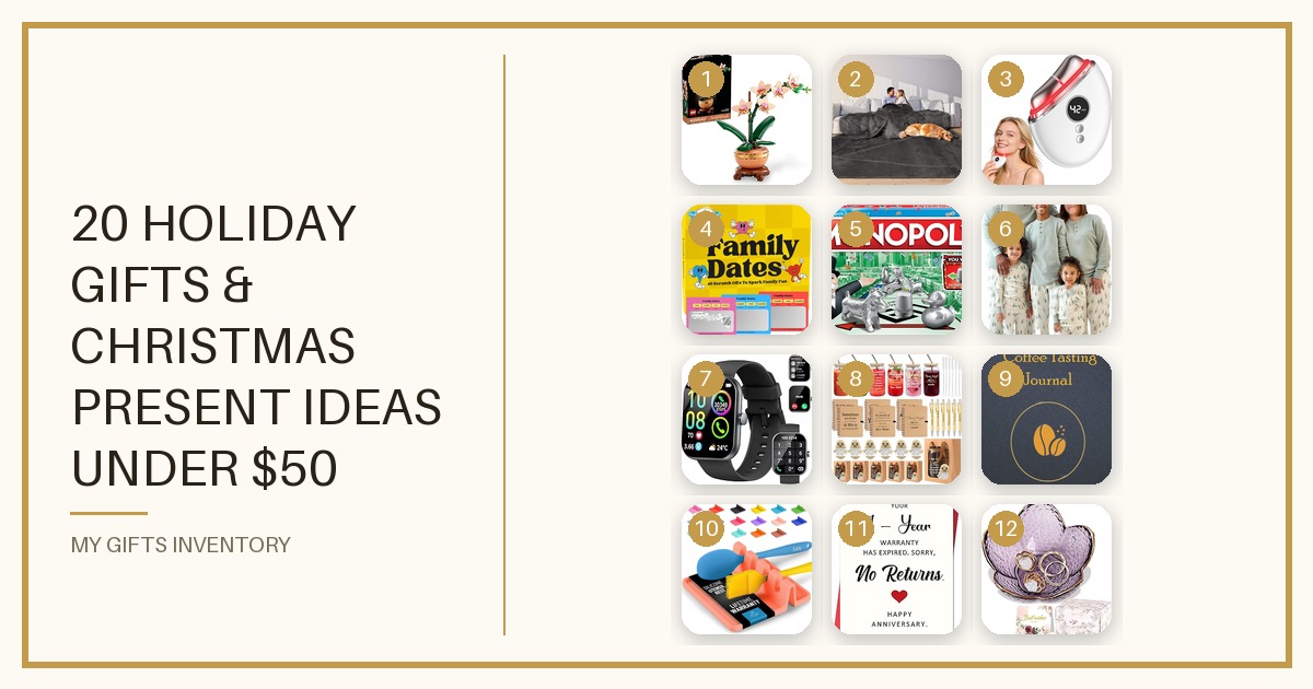 20 Holiday Gifts & Christmas Present Ideas Under $50 (2026): Thoughtful Picks for Everyone on Your List