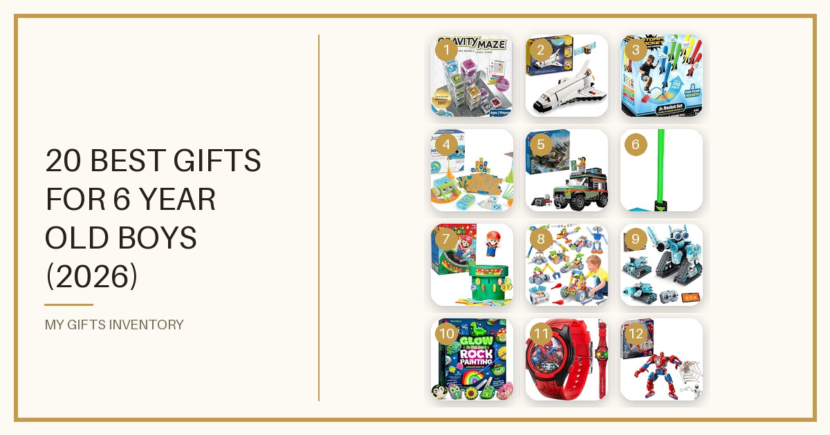 20 Best Gifts for 6 Year Old Boys (2026)