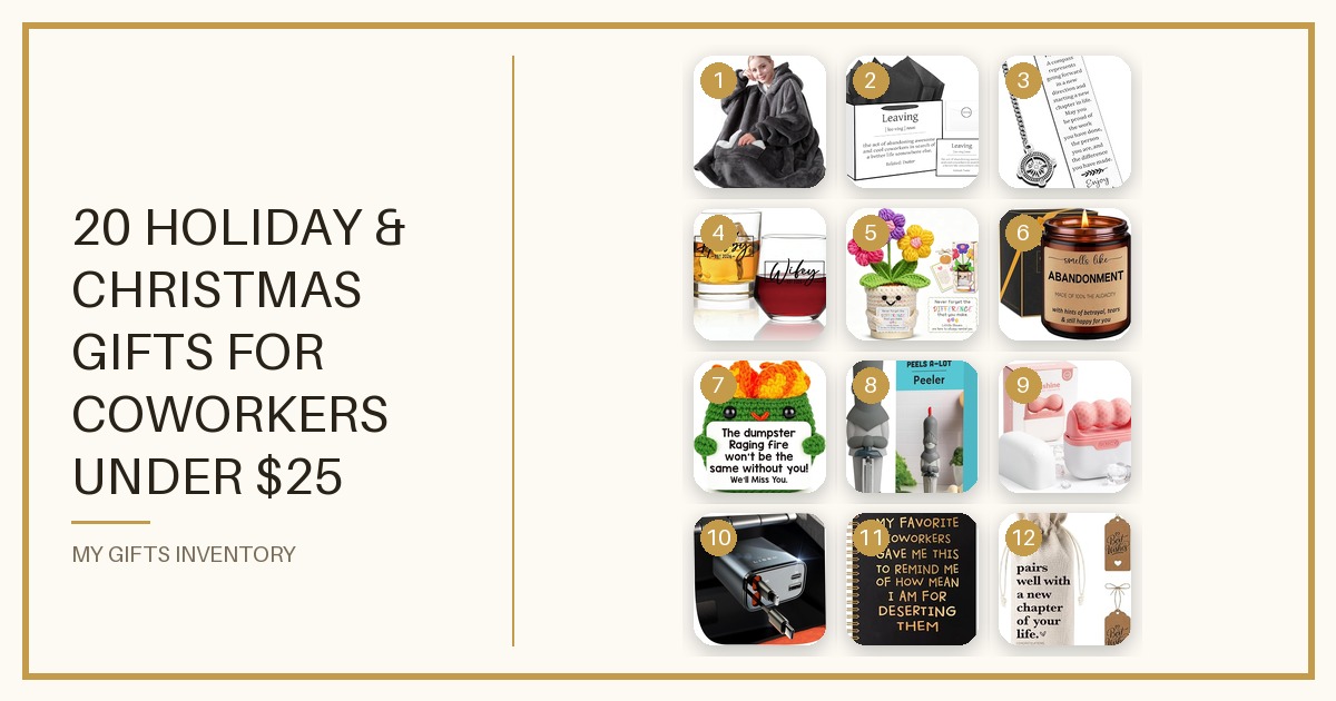 20 Holiday & Christmas Gifts for Coworkers Under $25 (2026): Small Office Picks They'll Actually Use