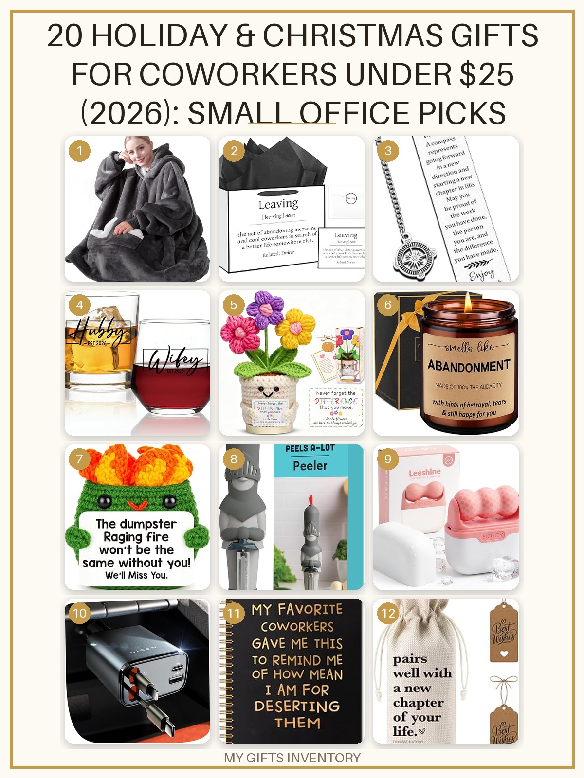 20 Holiday & Christmas Gifts for Coworkers Under $25 (2026): Small Office Picks They'll Actually Use