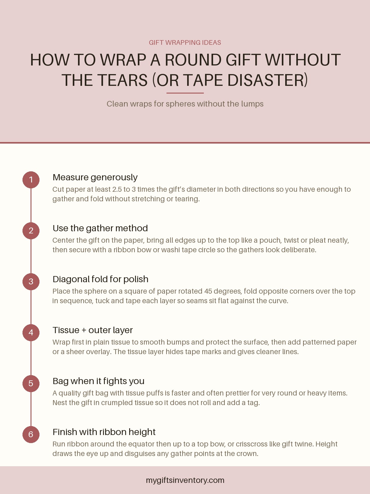 How to Wrap a Round Gift Without the Tears (or Tape Disaster)