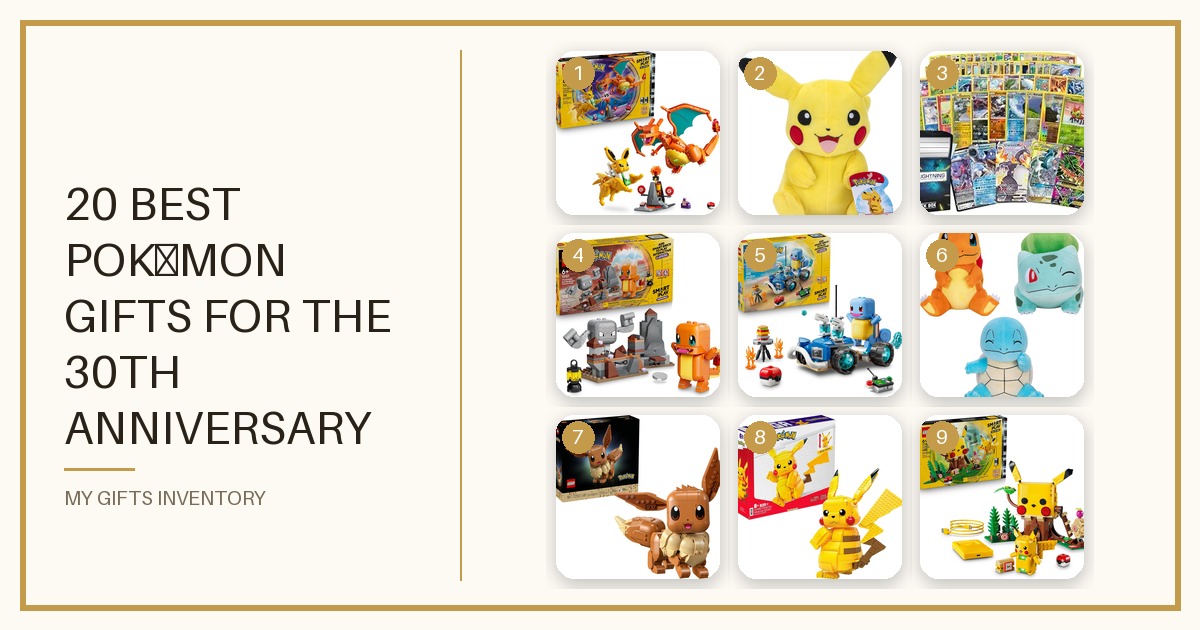 20 Best Pokémon Gifts for the 30th Anniversary (2026): LEGO Pokémon, MEGA Builds & Plush
