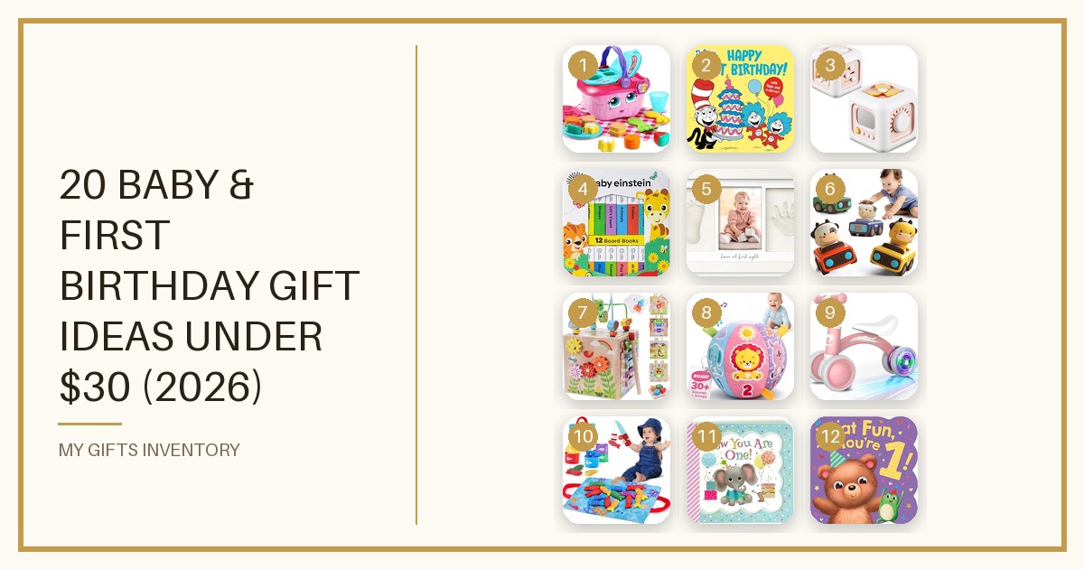 20 Baby & First Birthday Gift Ideas Under $30 (2026)
