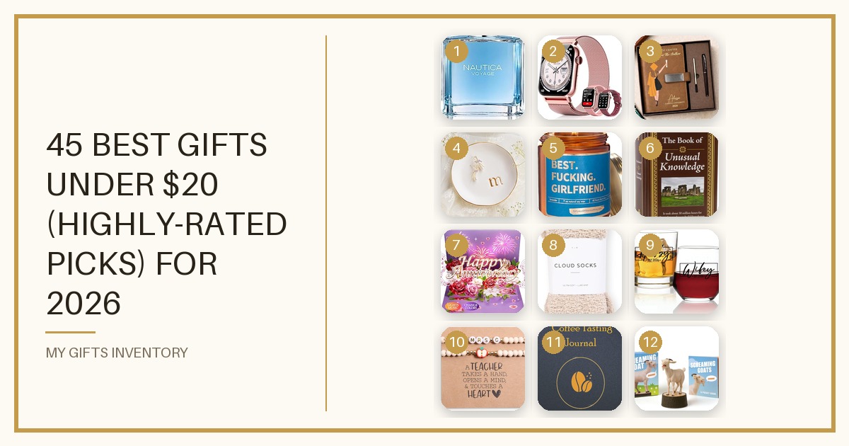 45 Best Gifts Under $20 (Highly-Rated Picks) for 2026