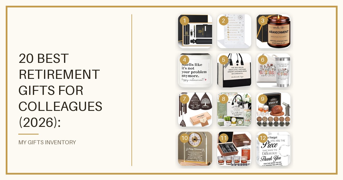 20 Best Retirement Gifts for Colleagues (2026): Thoughtful Send-Offs Under $170