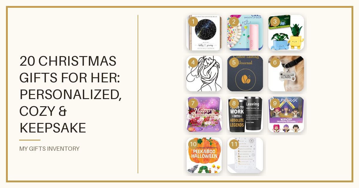 20 Christmas Gifts for Her: Personalized, Cozy & Keepsake Picks She'll Love (2026)