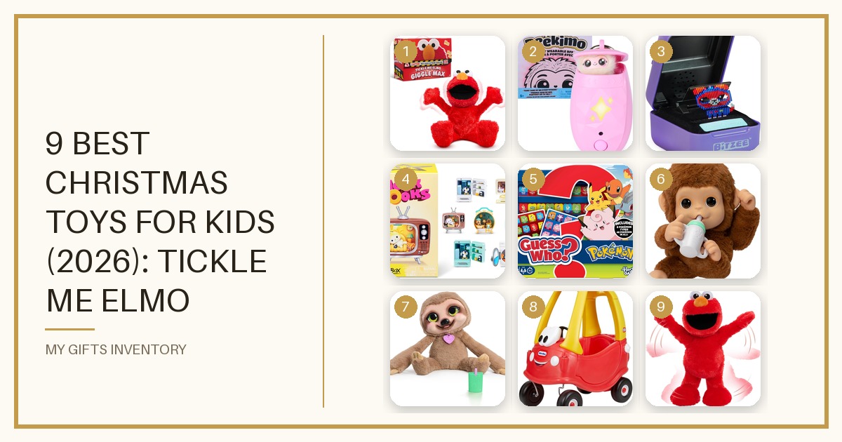 9 Best Christmas Toys for Kids (2026): Tickle Me Elmo Giggle Max, Peekimo, Bitzee & More Top Picks