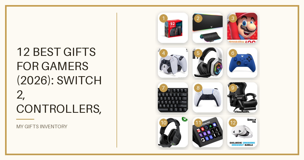 12 Best Gifts for Gamers (2026): Switch 2, Controllers, Headsets & Desk Upgrades