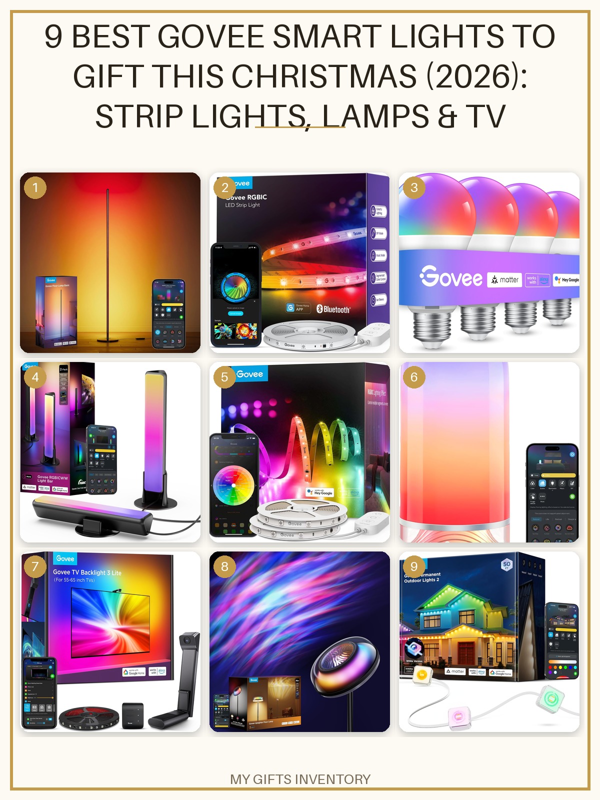 9 Best Govee Smart Lights to Gift This Christmas (2026): Strip Lights, Lamps & TV Backlights