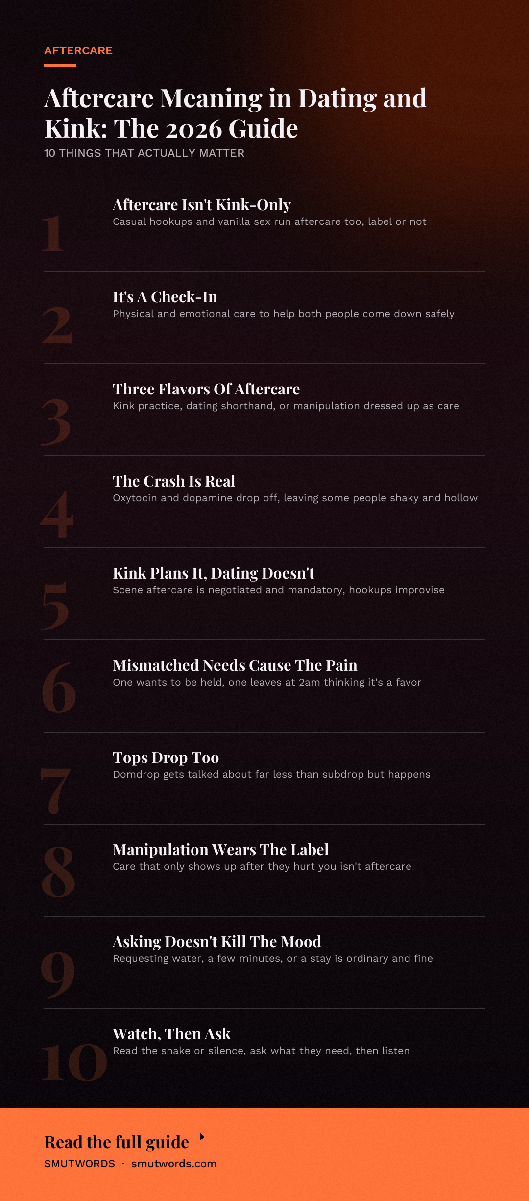 Aftercare Meaning in Dating and Kink: The 2026 Guide: key takeaways