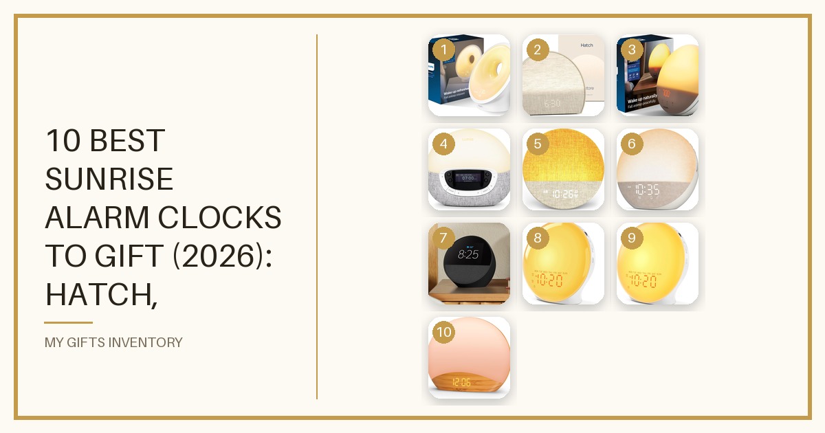 10 Best Sunrise Alarm Clocks to Gift (2026): Hatch, Philips, Lumie & Budget Wake-Up Lights