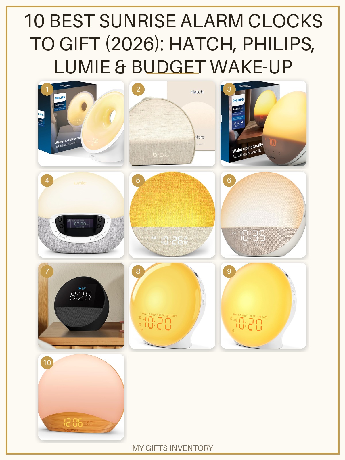 10 Best Sunrise Alarm Clocks to Gift (2026): Hatch, Philips, Lumie & Budget Wake-Up Lights