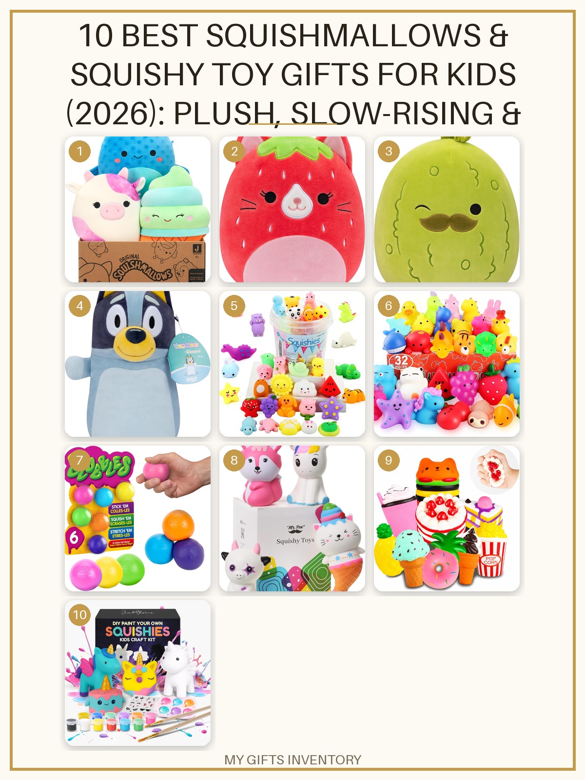 10 Best Squishmallows & Squishy Toy Gifts for Kids (2026): Plush, Slow-Rising & Sensory Picks