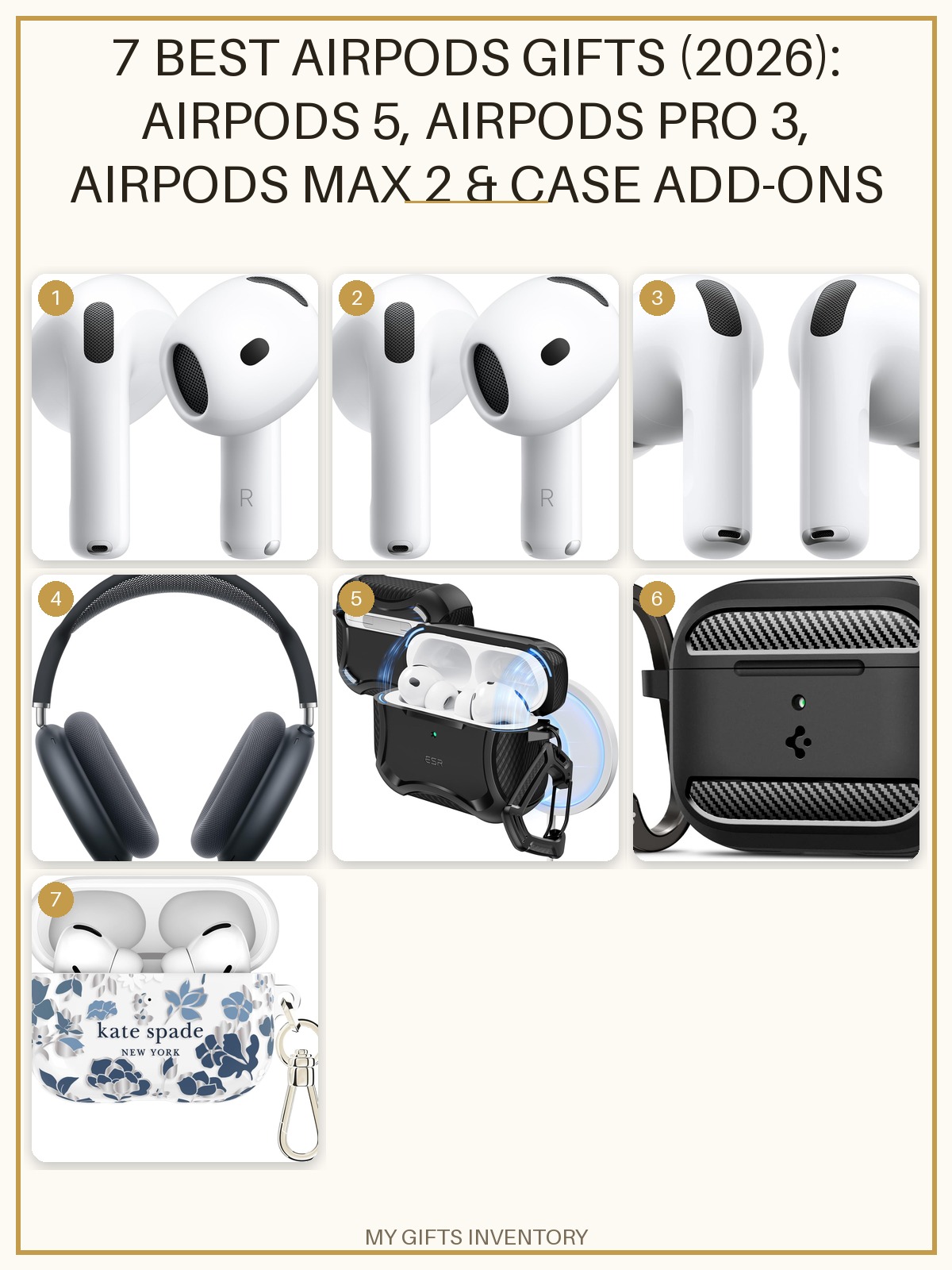 7 Best AirPods Gifts (2026): AirPods 5, AirPods Pro 3, AirPods Max 2 & Case Add-Ons