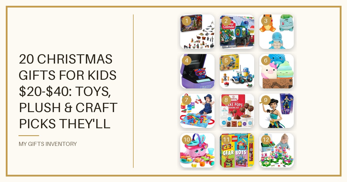 20 Christmas Gifts for Kids $20-$40: Toys, Plush & Craft Picks They'll Actually Play With (2026)