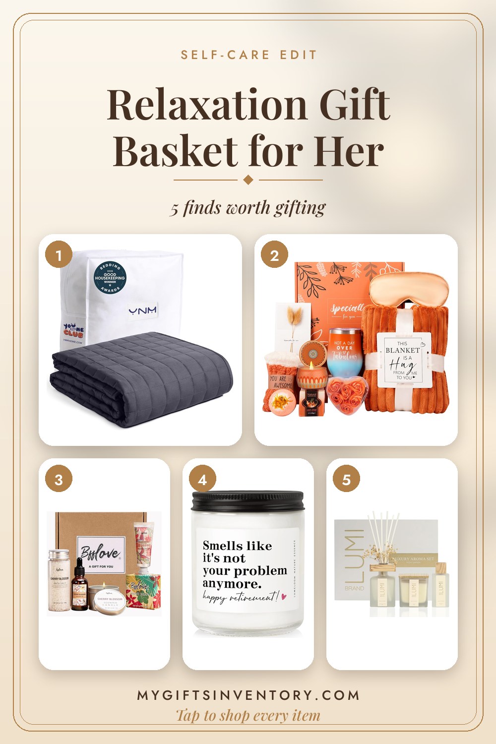 Relaxation Gift Basket for Her