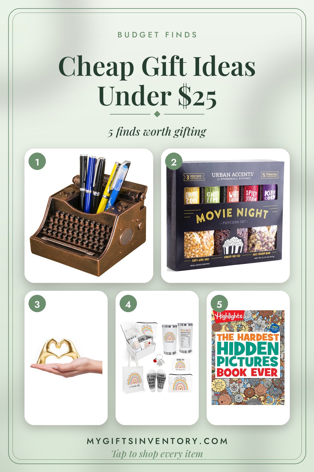 Cheap Gift Ideas Under $25