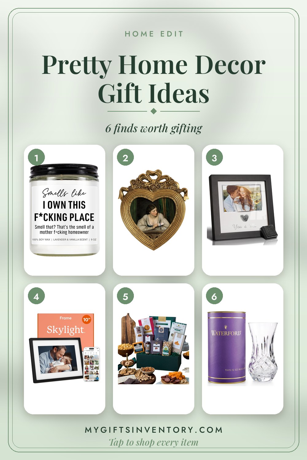 Pretty Home Decor Gift Ideas