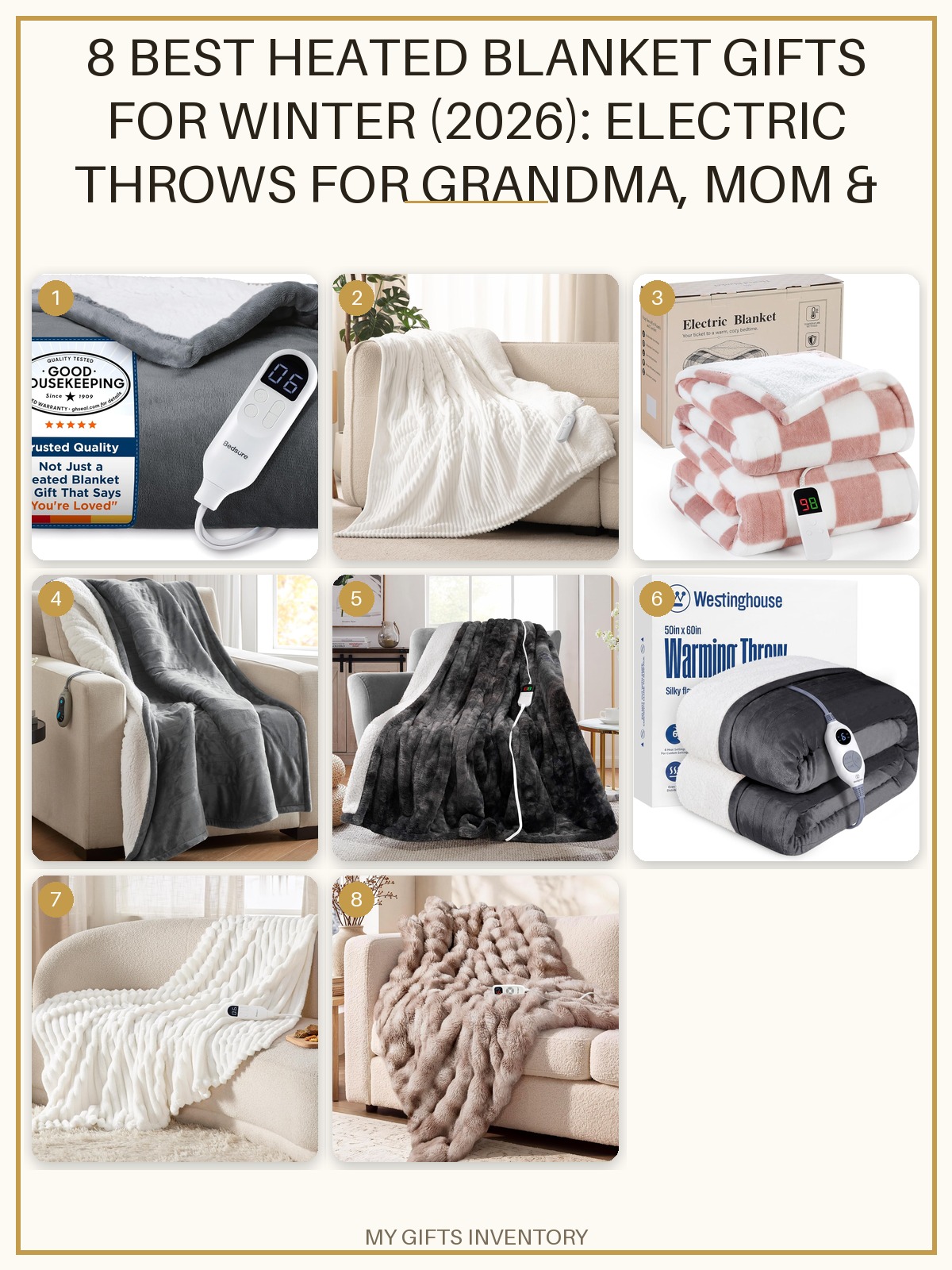 8 Best Heated Blanket Gifts for Winter (2026): Electric Throws for Grandma, Mom & Anyone Always Cold