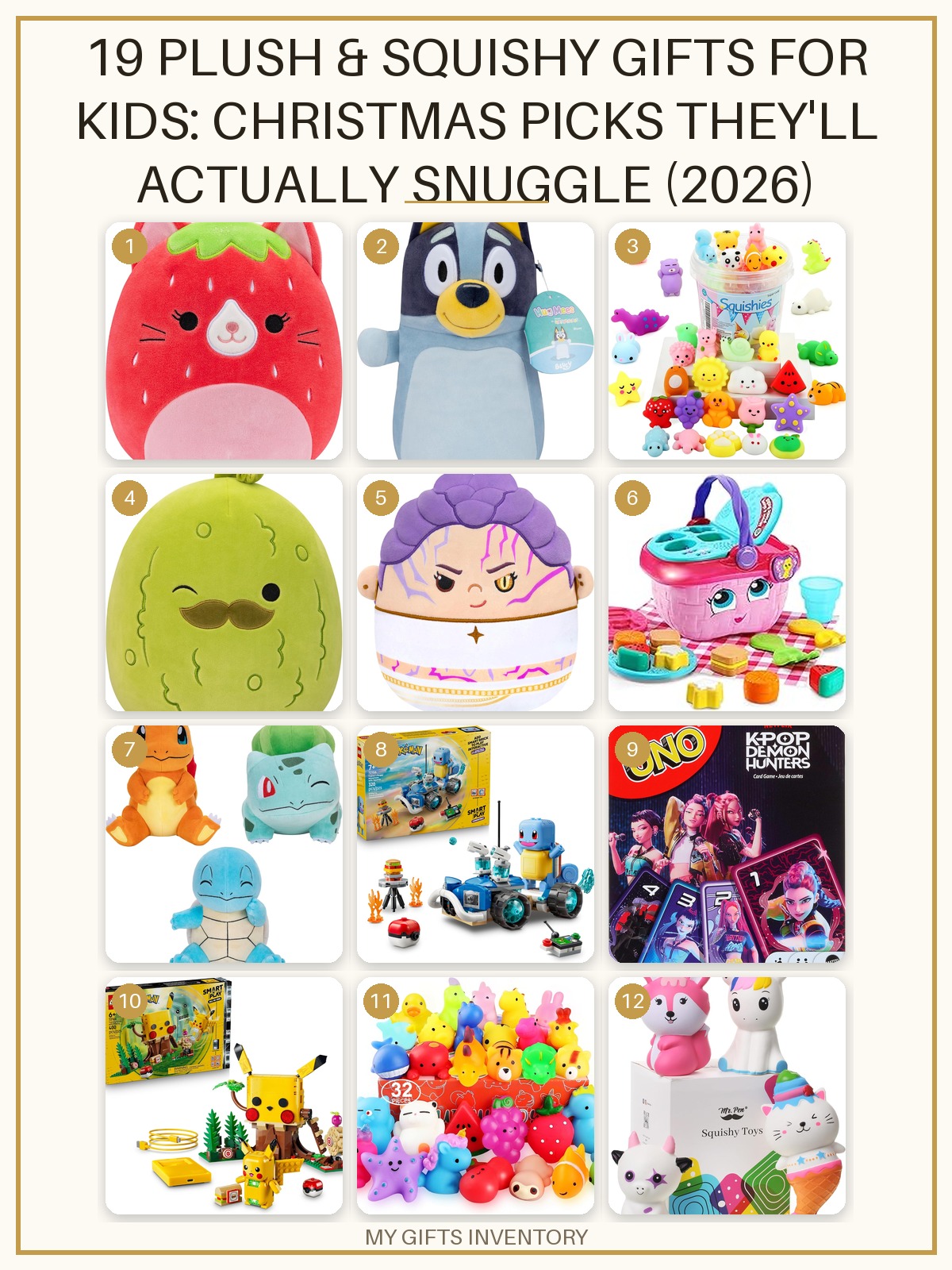 19 Plush & Squishy Gifts for Kids: Christmas Picks They'll Actually Snuggle (2026)