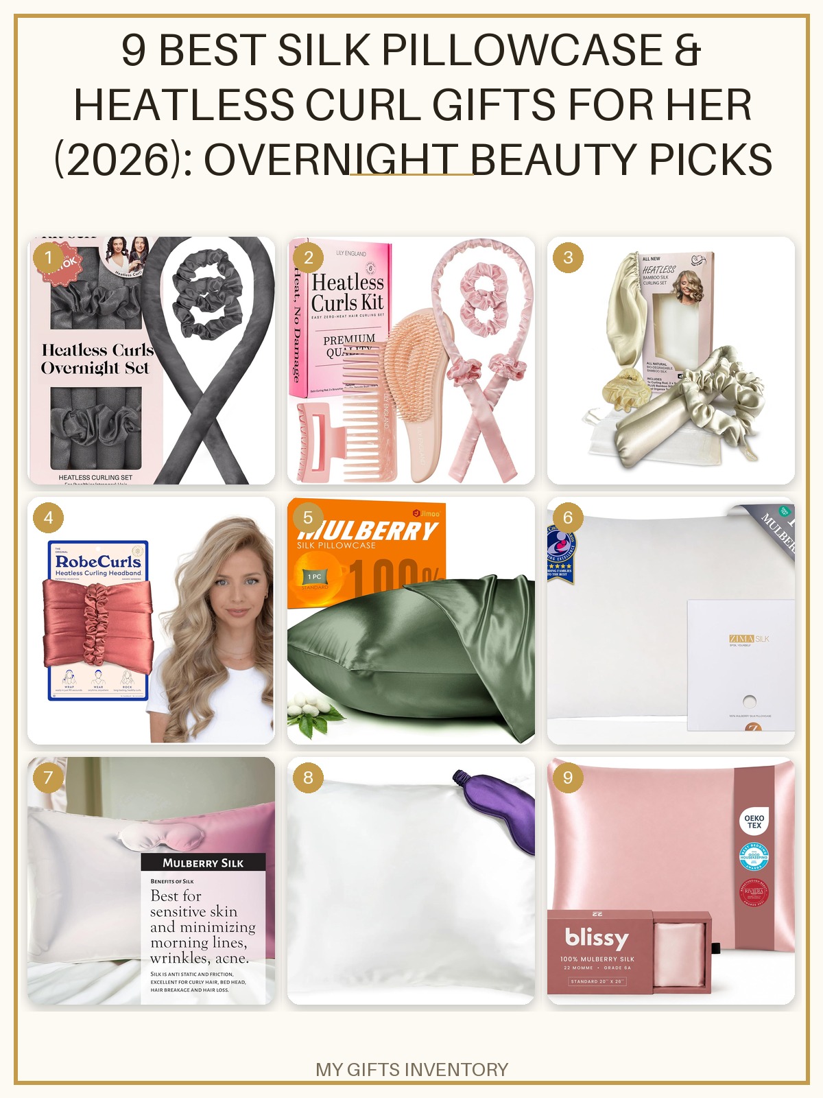 9 Best Silk Pillowcase & Heatless Curl Gifts for Her (2026): Overnight Beauty Picks
