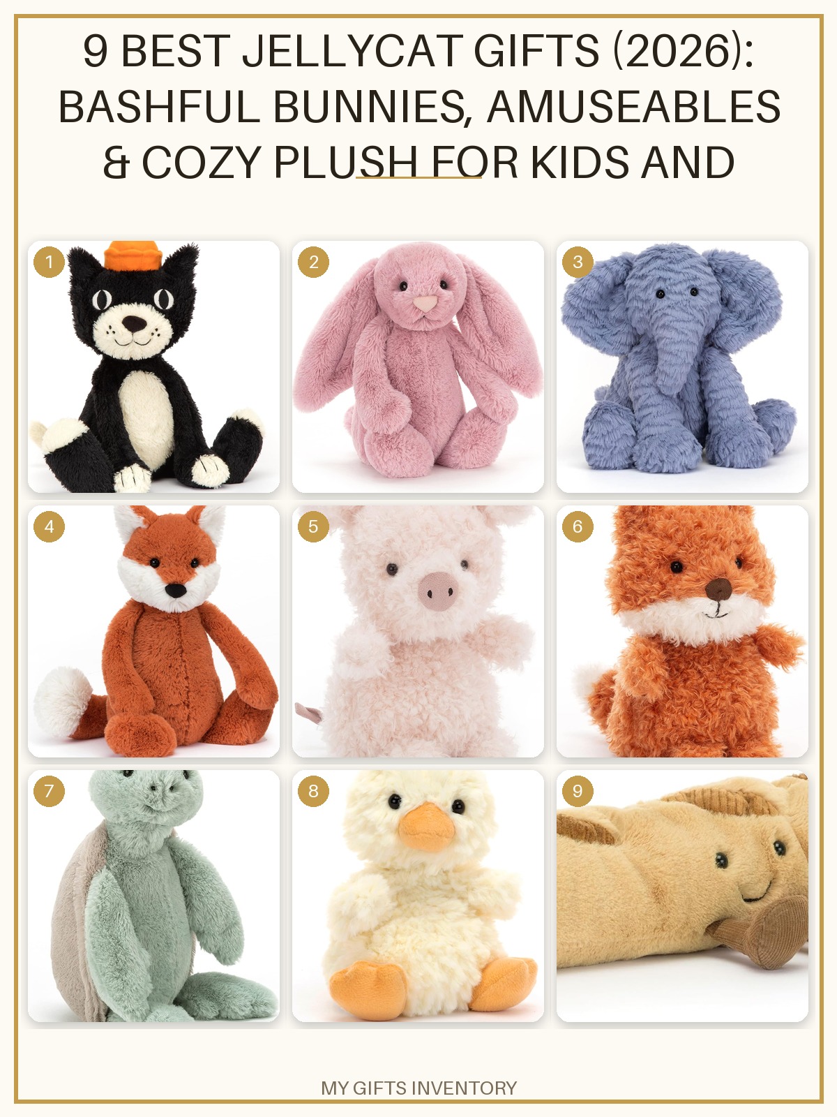 9 Best Jellycat Gifts (2026): Bashful Bunnies, Amuseables & Cozy Plush for Kids and Adults
