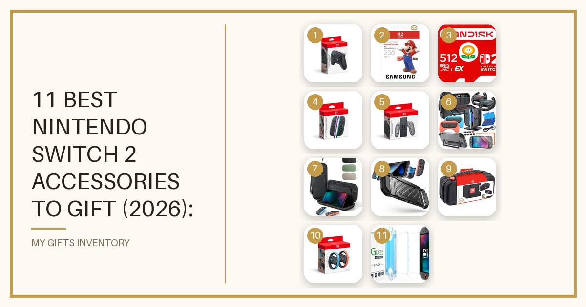 11 Best Nintendo Switch 2 Accessories to Gift (2026): Pro Controller, microSD Express, Cases & More
