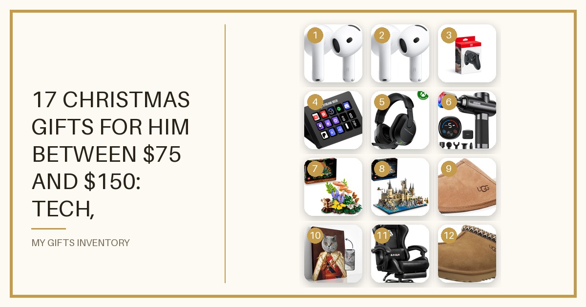 17 Christmas Gifts for Him Between $75 and $150: Tech, Watches & Gear He'll Actually Use (2026)