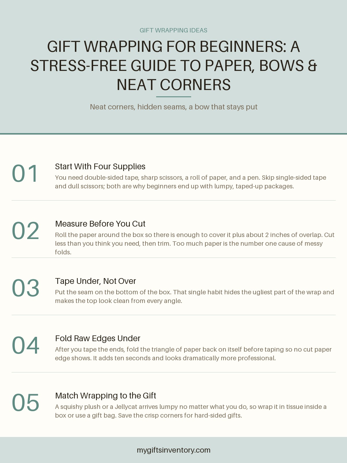 Gift Wrapping for Beginners: A Stress-Free Guide to Paper, Bows & Neat Corners