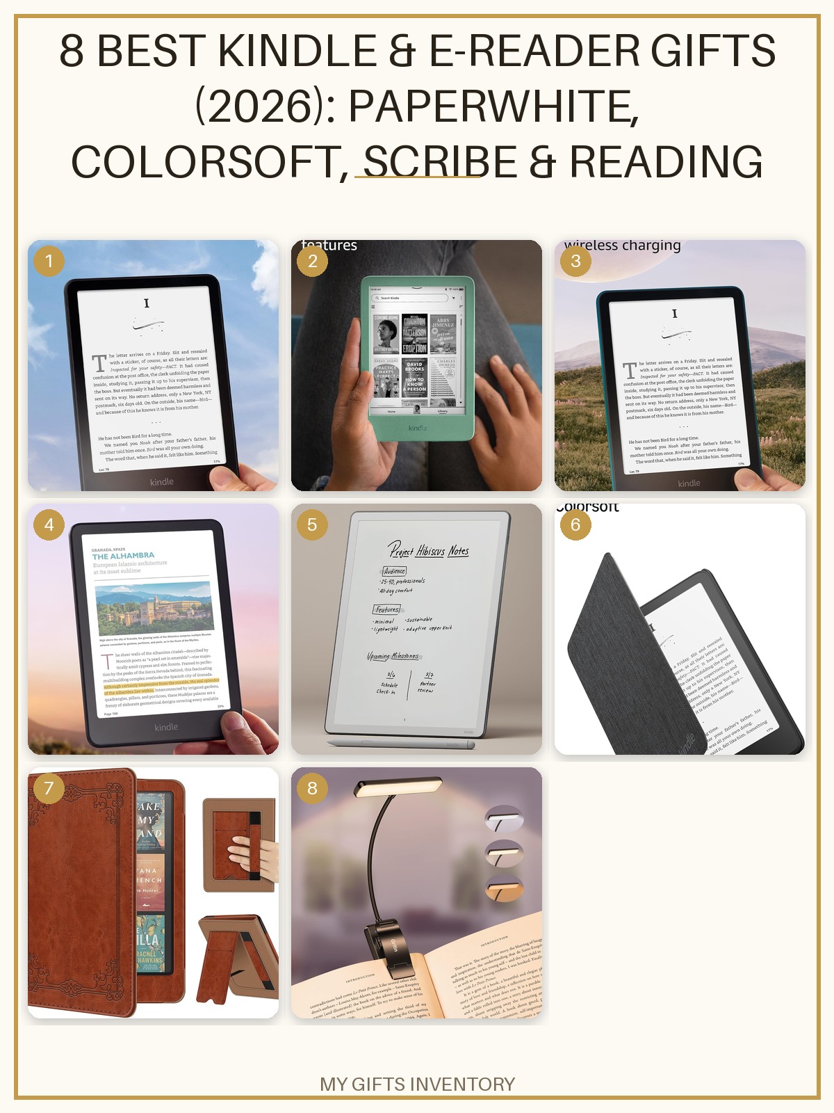 8 Best Kindle & E-Reader Gifts (2026): Paperwhite, Colorsoft, Scribe & Reading Accessories