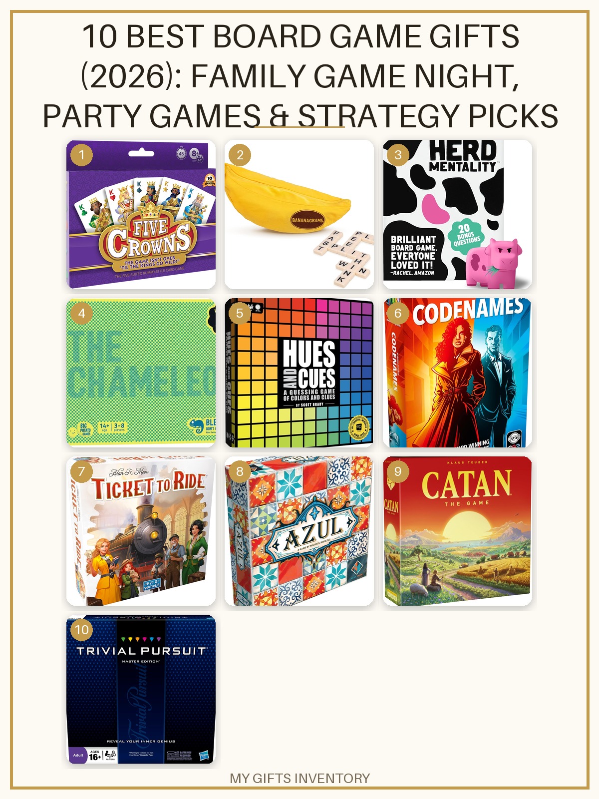 10 Best Board Game Gifts (2026): Family Game Night, Party Games & Strategy Picks