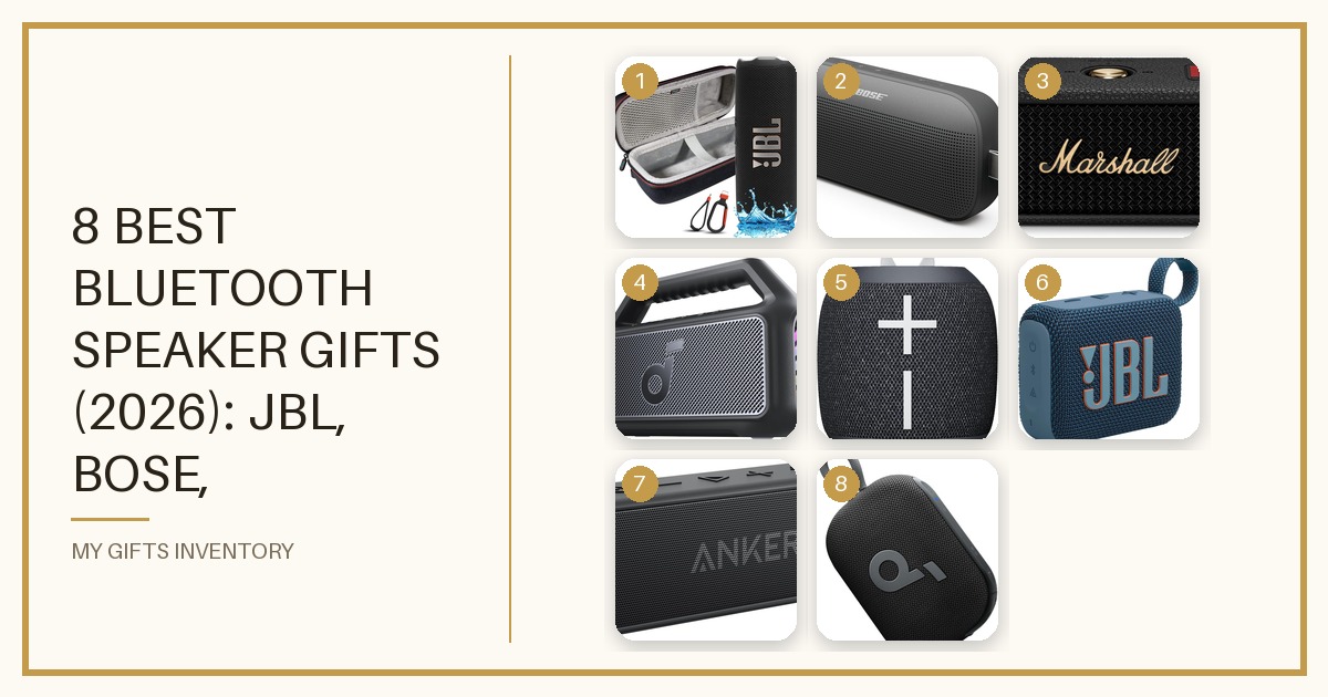 8 Best Bluetooth Speaker Gifts (2026): JBL, Bose, Marshall, Soundcore & Budget Picks