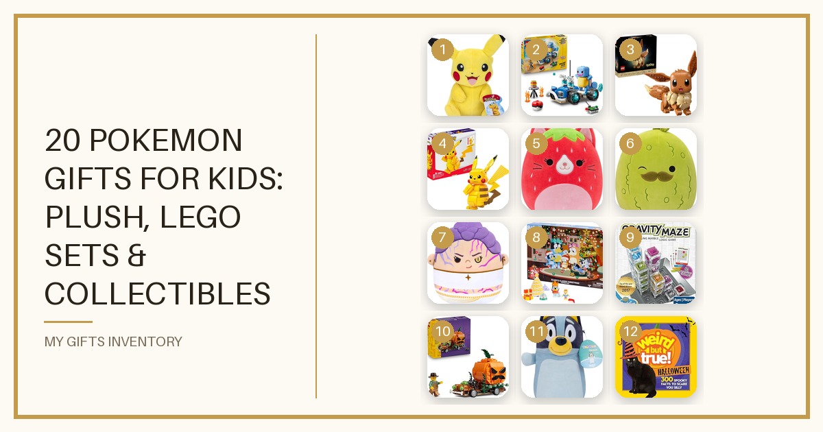 20 Pokemon Gifts for Kids: Plush, LEGO Sets & Collectibles They'll Actually Play With (2026)