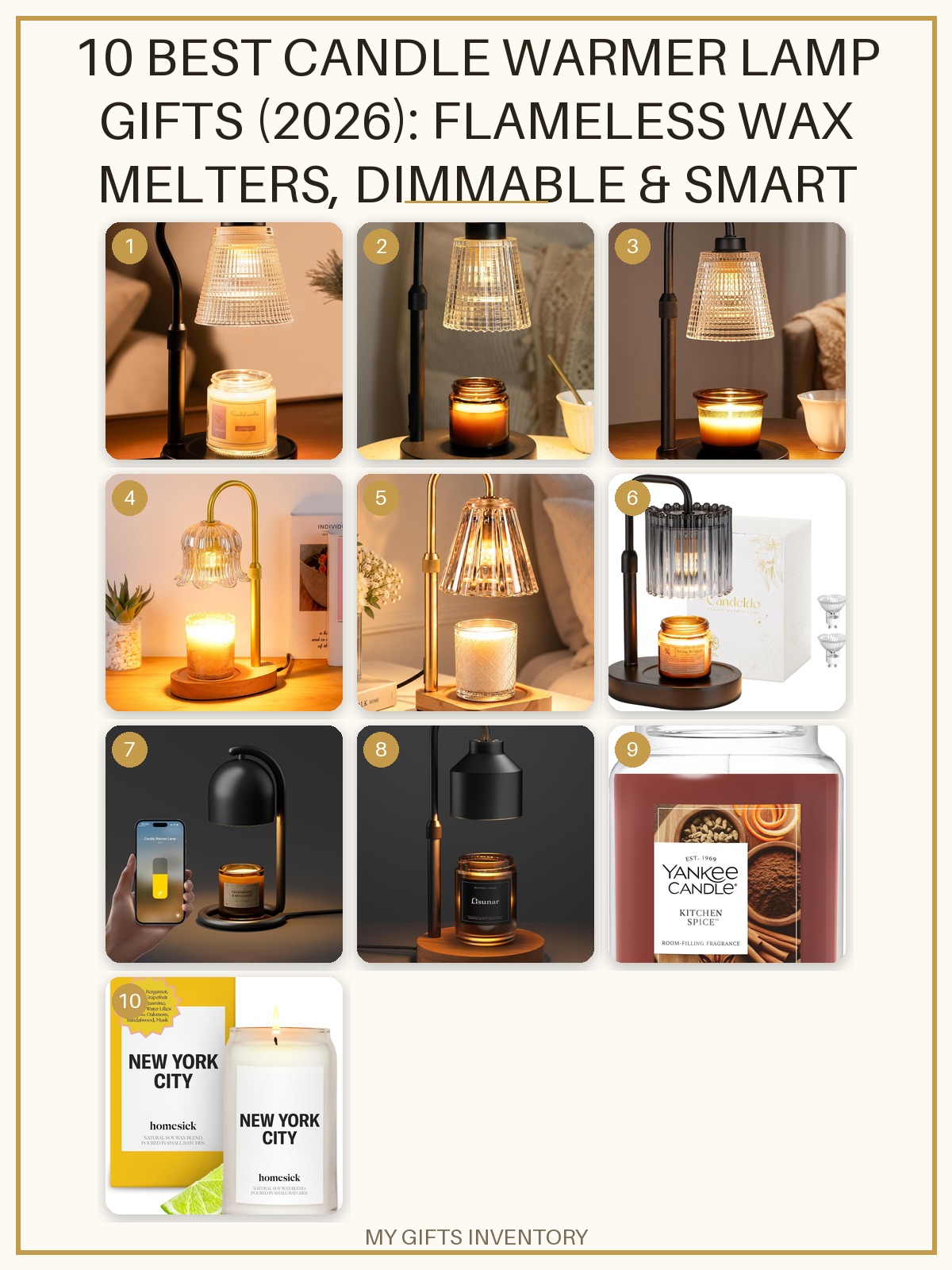 10 Best Candle Warmer Lamp Gifts (2026): Flameless Wax Melters, Dimmable & Smart Picks