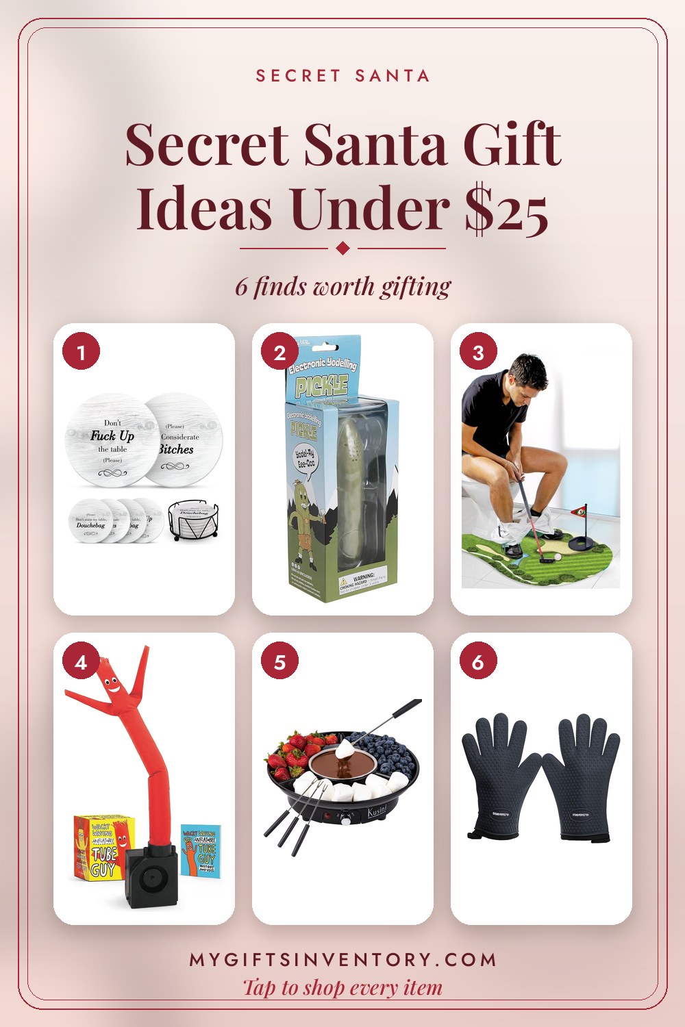 Secret Santa Gift Ideas Under $25