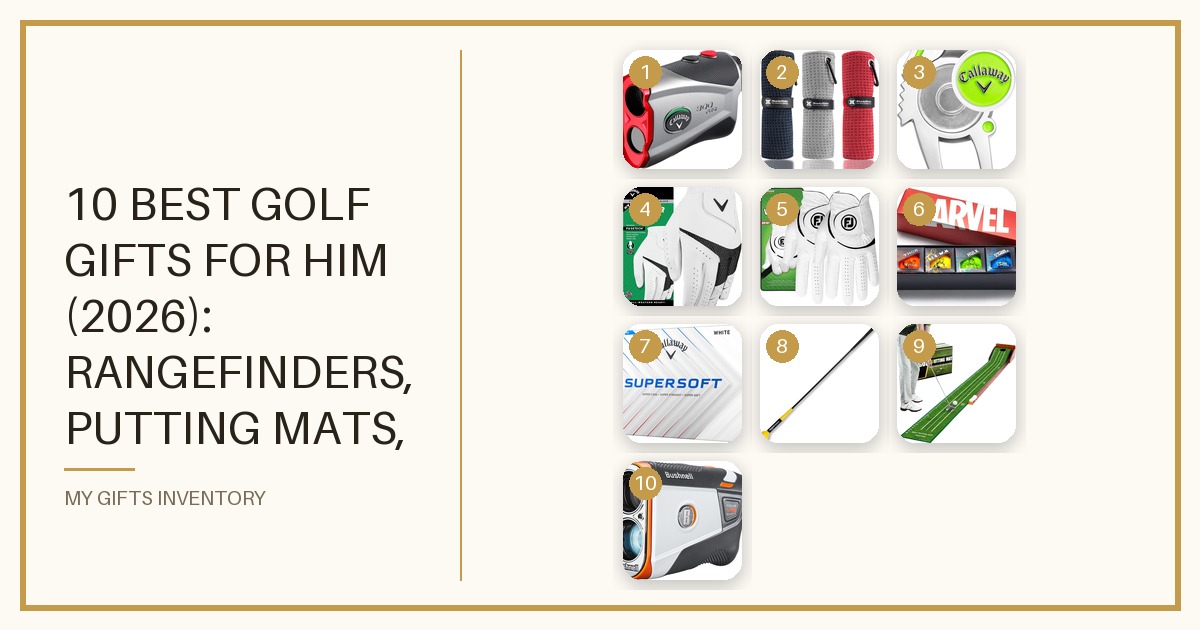 10 Best Golf Gifts for Him (2026): Rangefinders, Putting Mats, Balls & Gear Golfers Actually Use