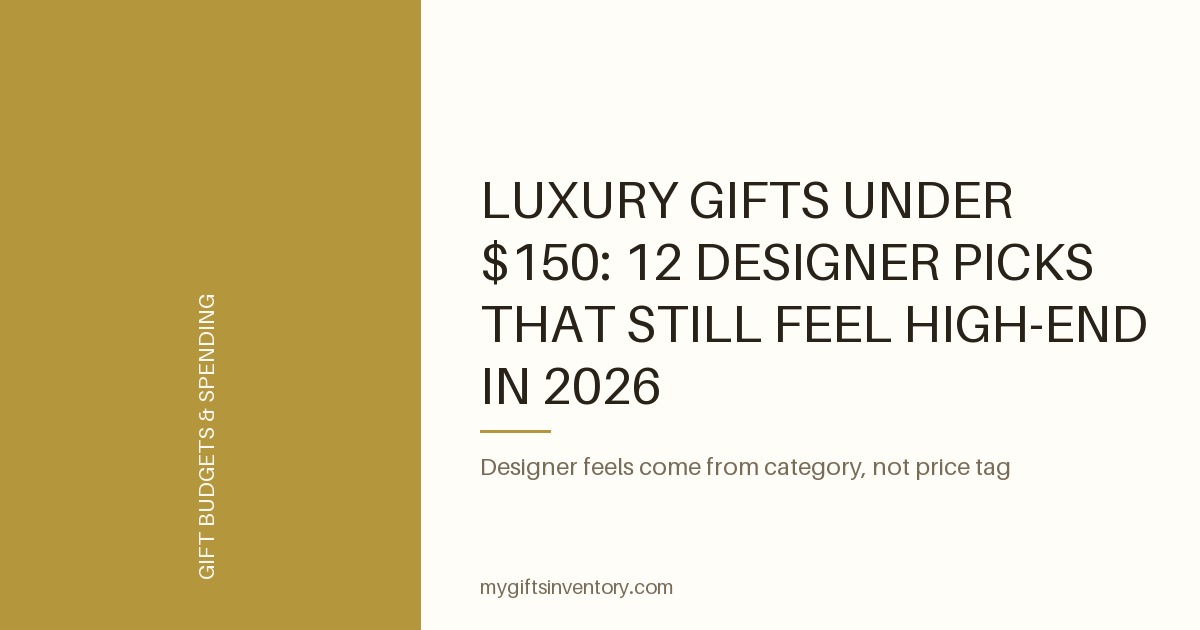 Luxury Gifts Under $150: 12 Designer Picks That Still Feel High-End in 2026