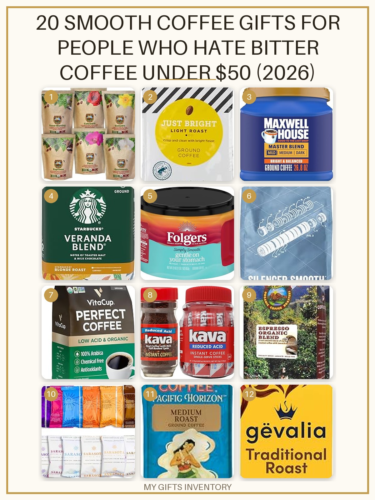 20 Smooth Coffee Gifts for People Who Hate Bitter Coffee Under $50 (2026)