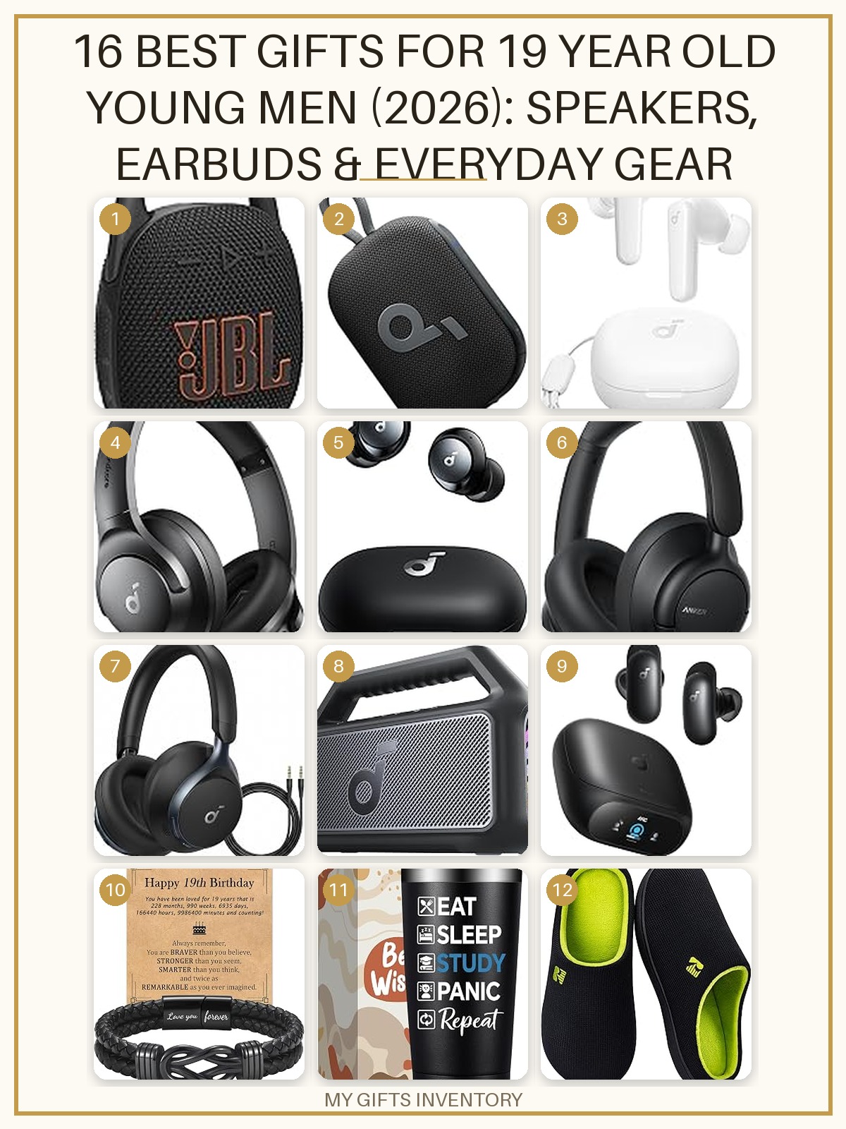 16 Best Gifts for 19 Year Old Young Men (2026): Speakers, Earbuds & Everyday Gear He'll Actually Use