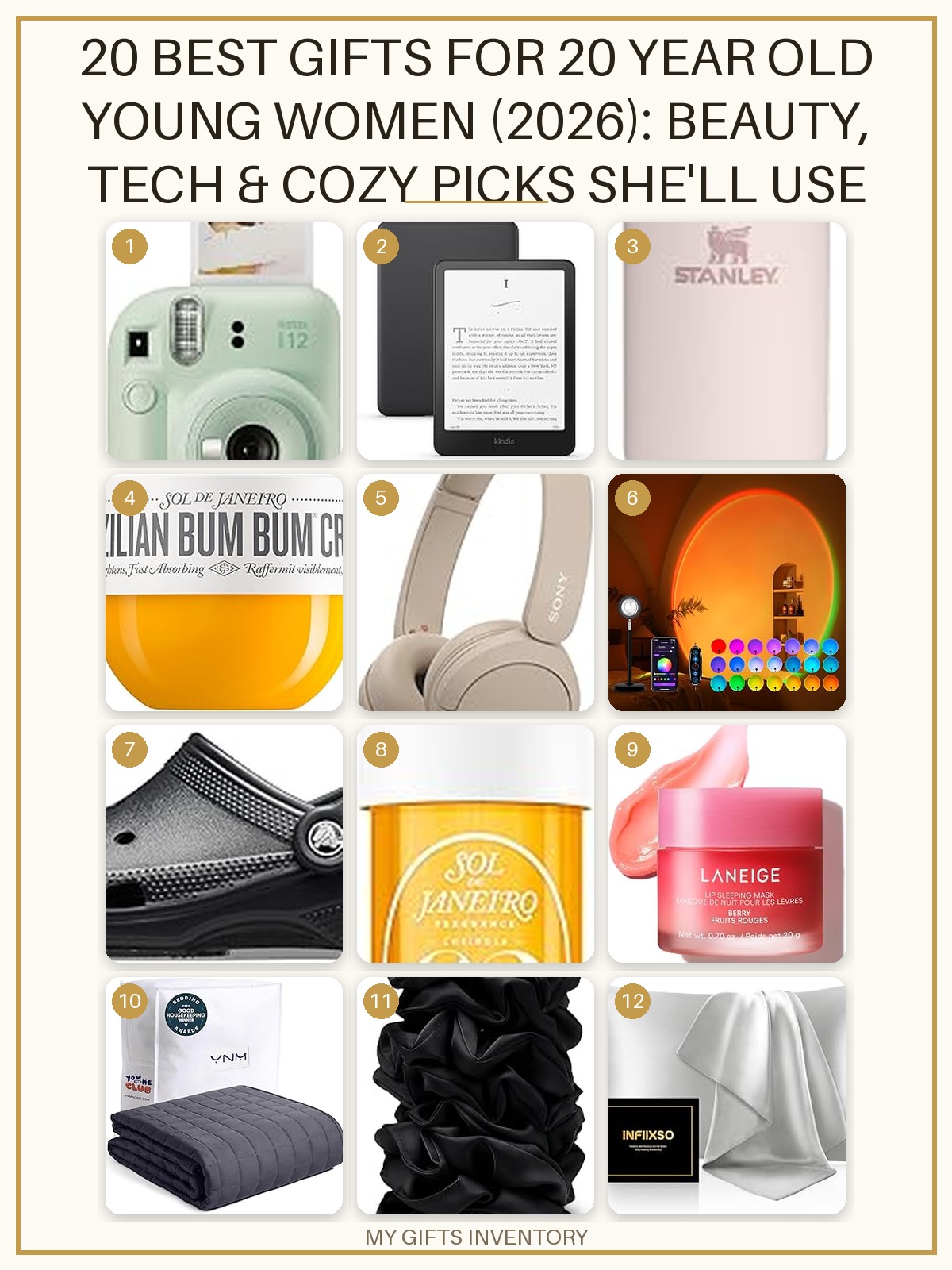 20 Best Gifts for 20 Year Old Young Women (2026): Beauty, Tech & Cozy Picks She'll Use