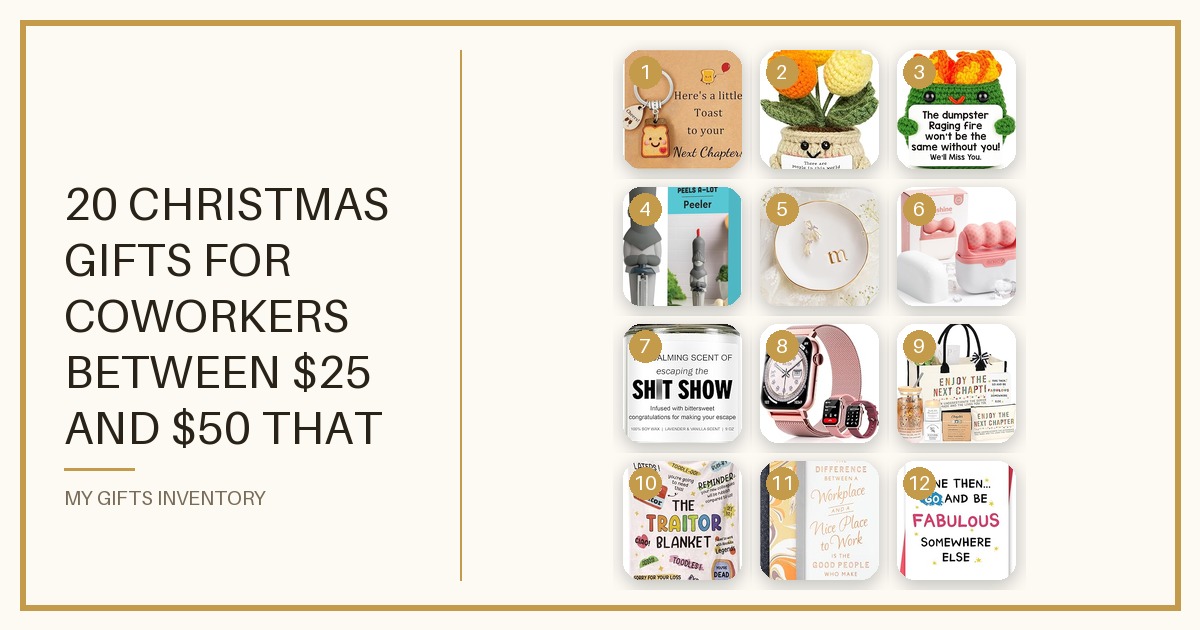 20 Christmas Gifts for Coworkers Between $25 and $50 That Don't Feel Like an Obligation (2026)