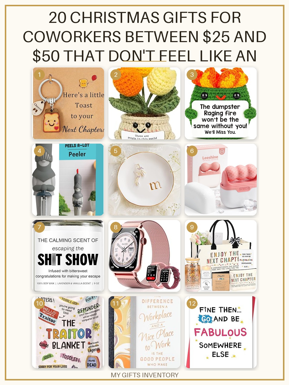 20 Christmas Gifts for Coworkers Between $25 and $50 That Don't Feel Like an Obligation (2026)