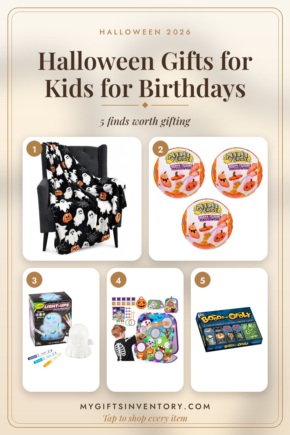 Halloween Gifts for Kids for Birthdays