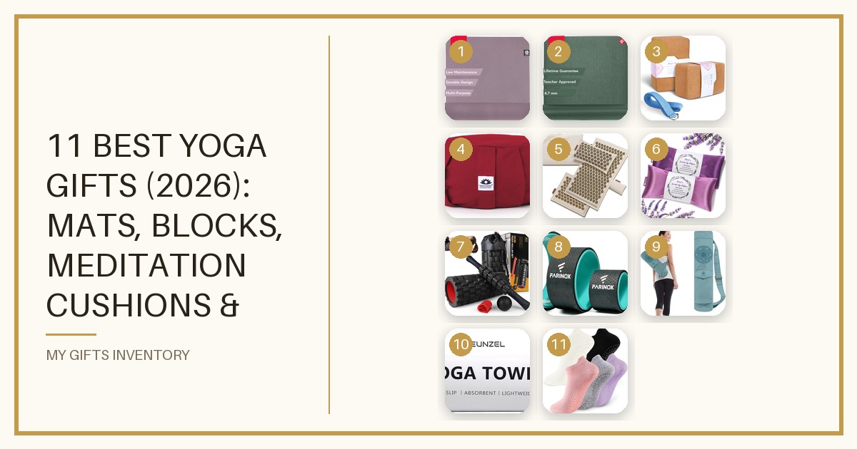 11 Best Yoga Gifts (2026): Mats, Blocks, Meditation Cushions & Recovery Gear