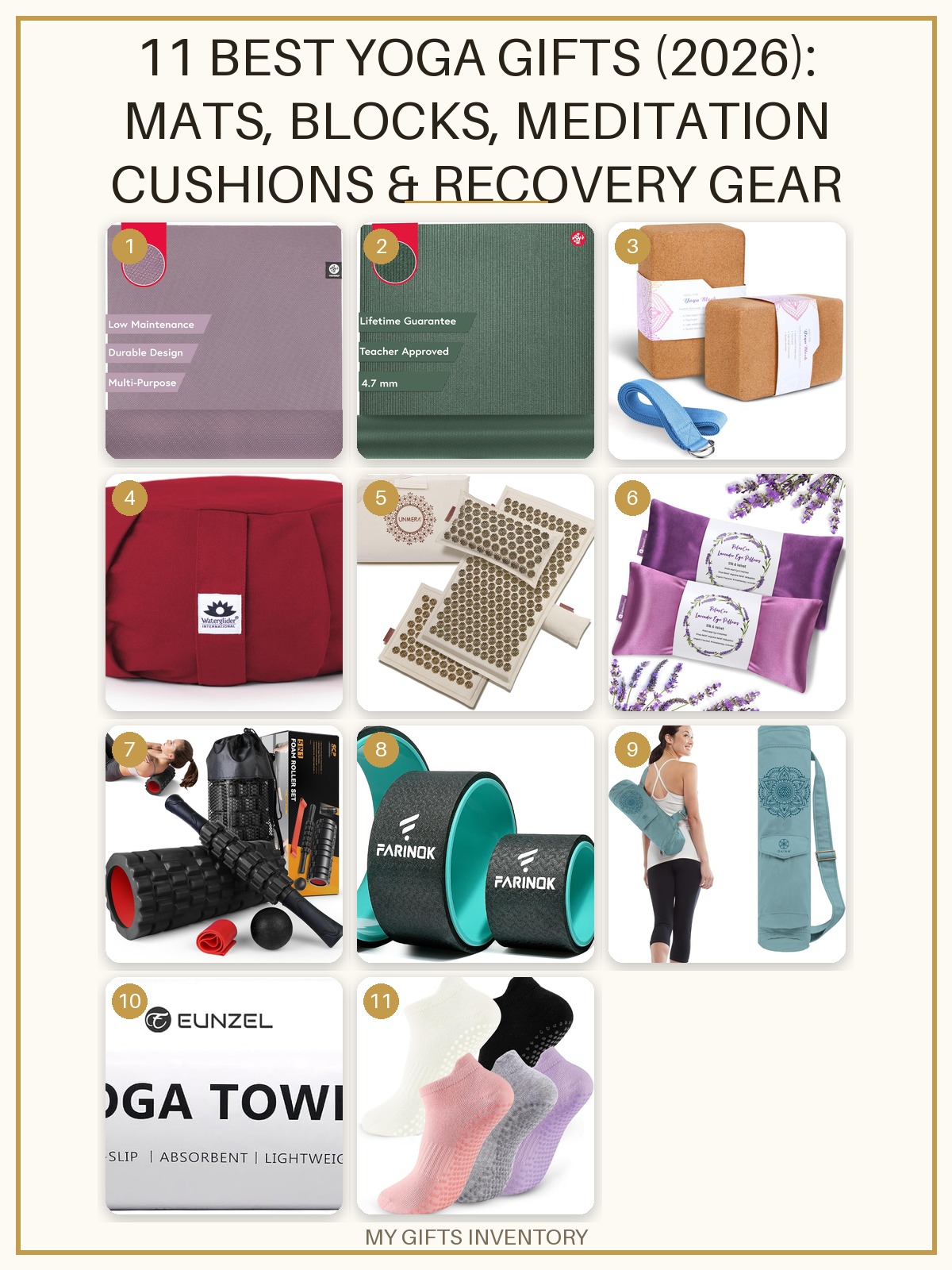11 Best Yoga Gifts (2026): Mats, Blocks, Meditation Cushions & Recovery Gear