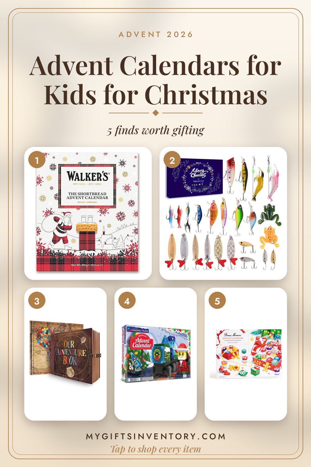 Advent Calendars for Kids for Christmas