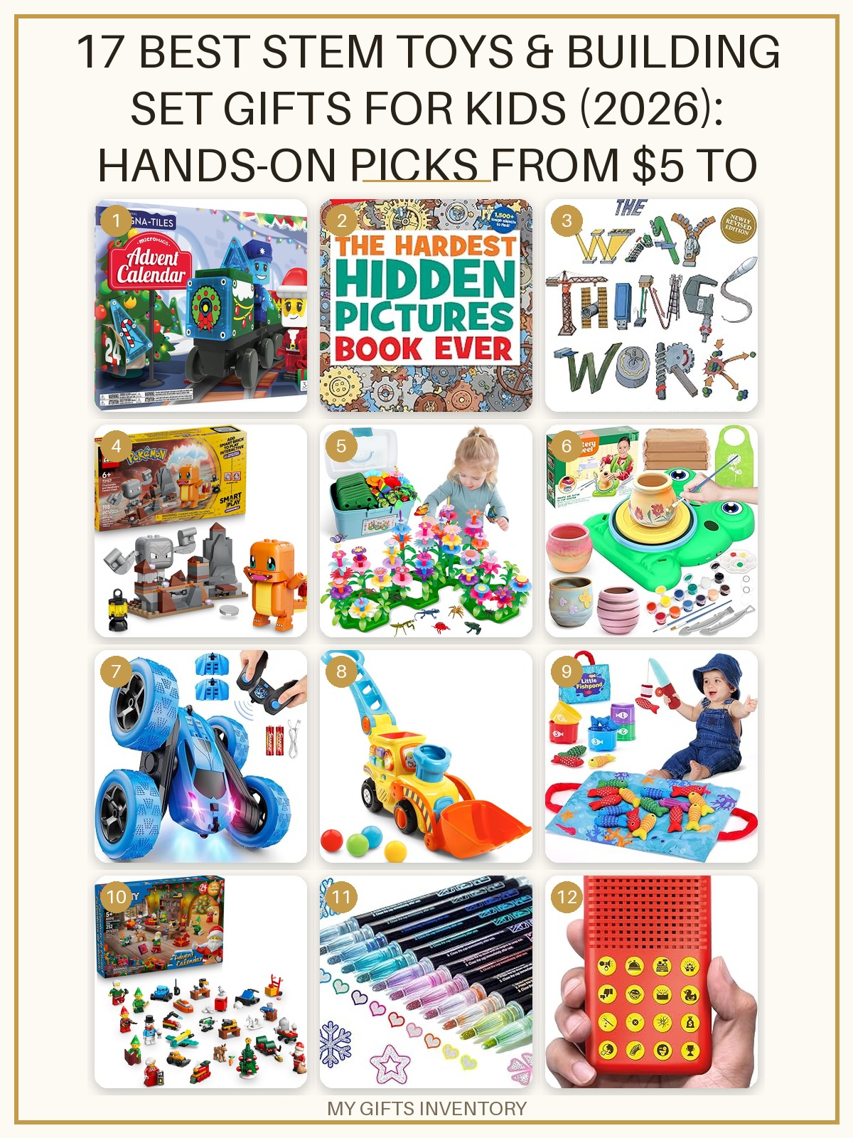 17 Best STEM Toys & Building Set Gifts for Kids (2026): Hands-On Picks from $5 to $40
